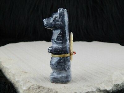 Bear Zuni Fetish  Carving - Peter Gasper - High Lonesome Trading