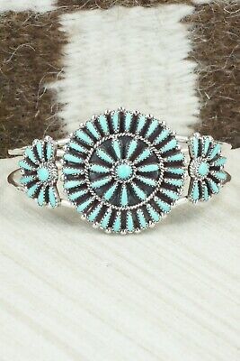 Turquoise & Sterling Silver Bracelet - Judy Wallace