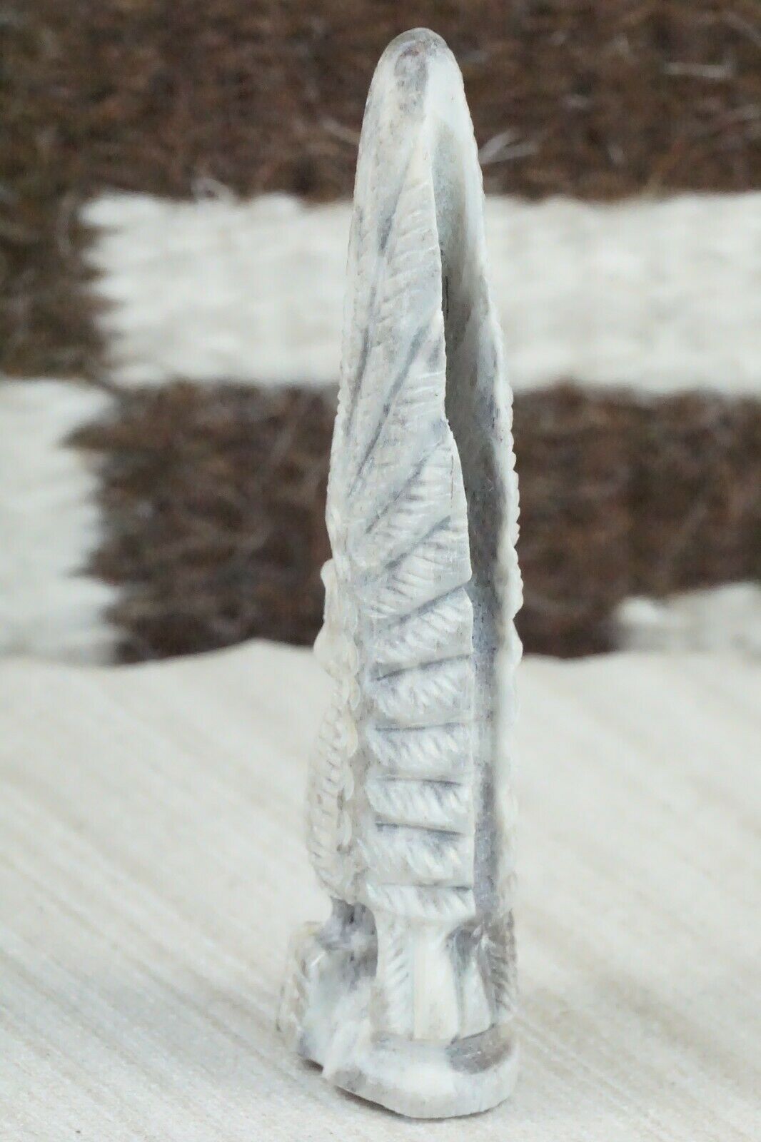 Owl Zuni Fetish Carving - Garrick Weeka
