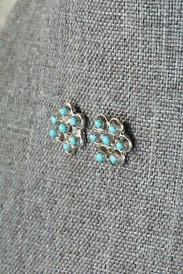 Turquoise & Sterling Silver Earrings - Waylon Johnson