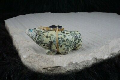 Wolf Zuni Fetish Carving - Delvin Leekya - High Lonesome Trading