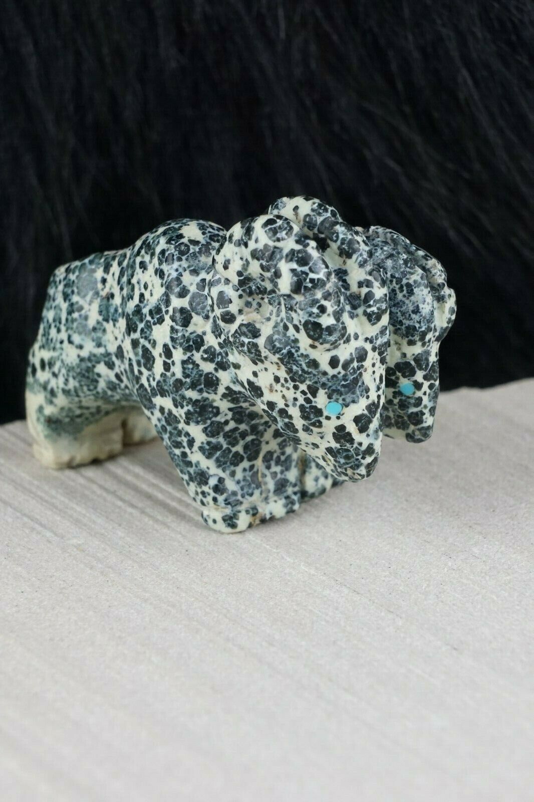 Ram Zuni Fetish Carving - Kevin Quam - High Lonesome Trading