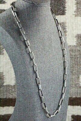 Sterling Silver Chain Necklace - Lawrence Yazzie - High Lonesome Trading