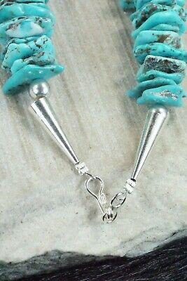 Turquoise & Sterling Silver Necklace - Louise Joe - High Lonesome Trading