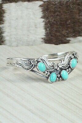 Turquoise & Sterling Silver Bracelet - Roberta Begay