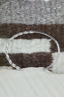 Navajo Sterling Silver Bracelet - Elaine Tahe