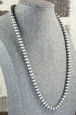 Sterling Silver Navajo Pearl Necklace - Jan Mariano