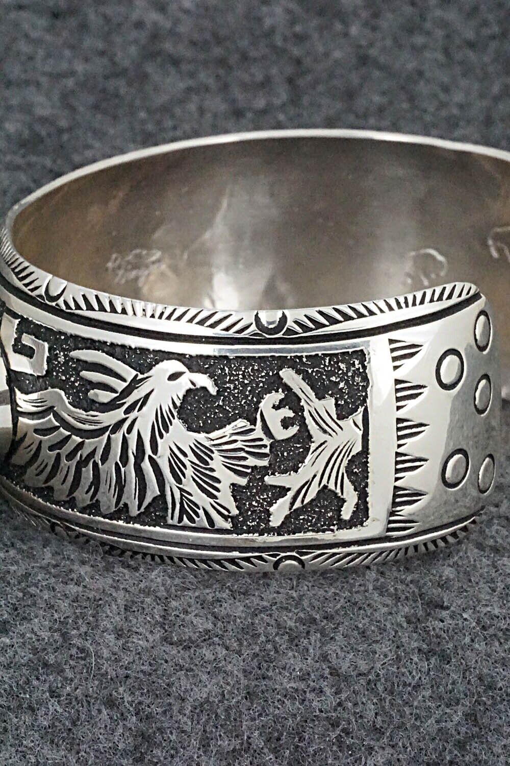 Turquoise and Sterling Silver Bracelet - Richard Singer