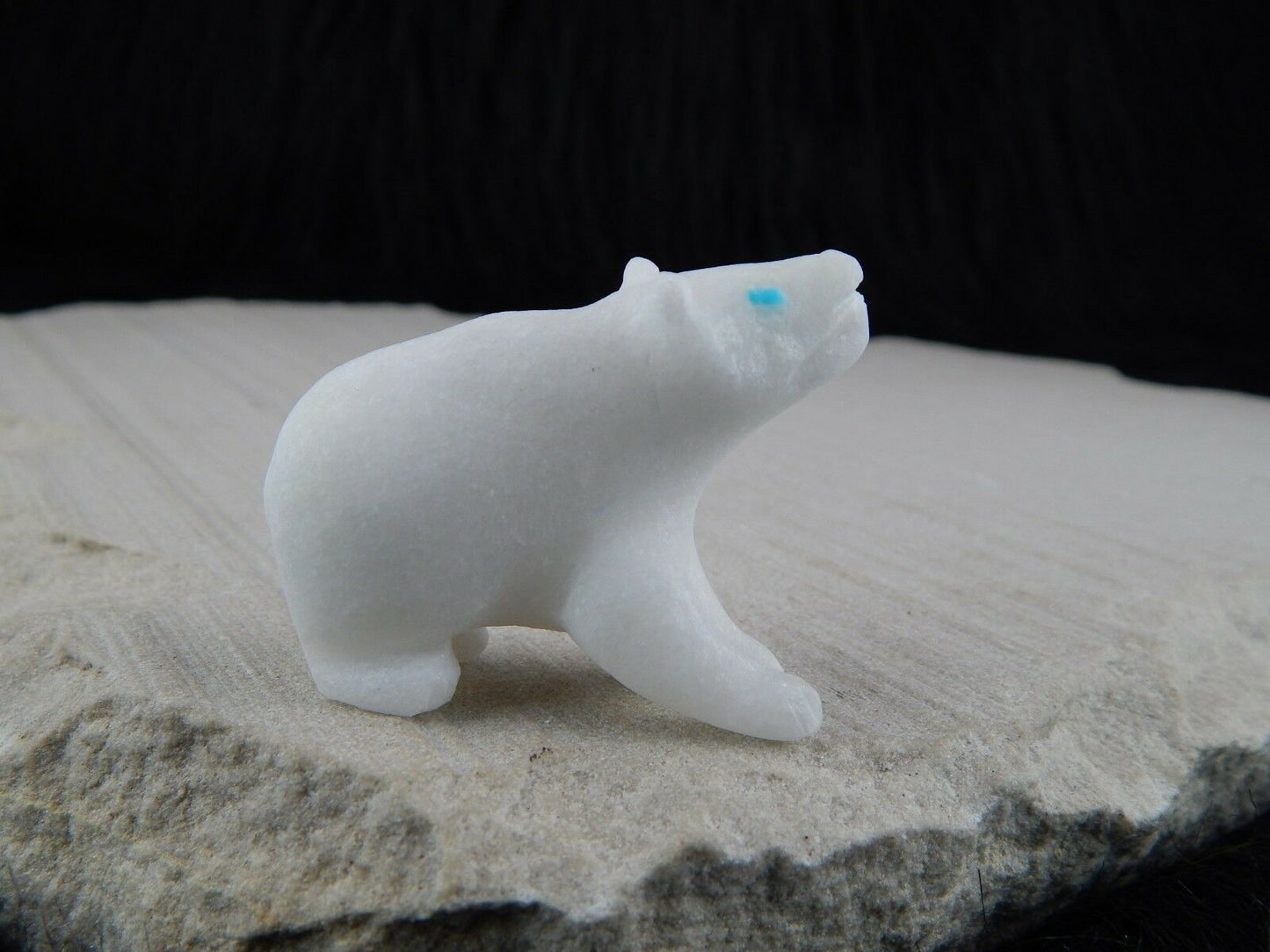 Bear Zuni Fetish Carving - Herbert Him - High Lonesome Trading