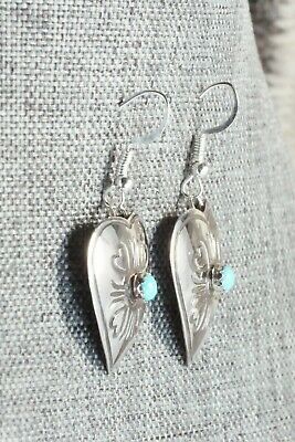 Turquoise & Sterling Silver Earrings - Genevieve Blackgoat