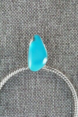 Turquoise & Sterling Silver Earrings - Annie Spencer - High Lonesome Trading