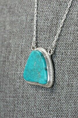 Navajo Turquoise & Sterling Silver Necklace - Annie Spencer