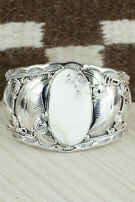 White Buffalo & Sterling Silver Bracelet - Darrell Morgan