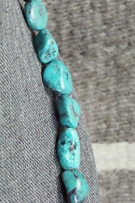 Turquoise & Sterling Silver Necklace - Navajo