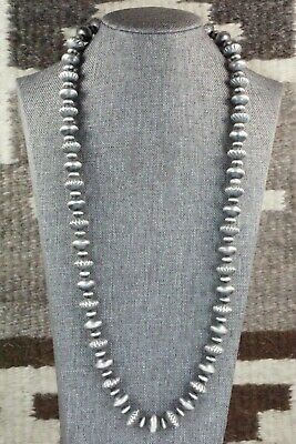 Sterling Silver Navajo Pearl Necklace - Presley Haley