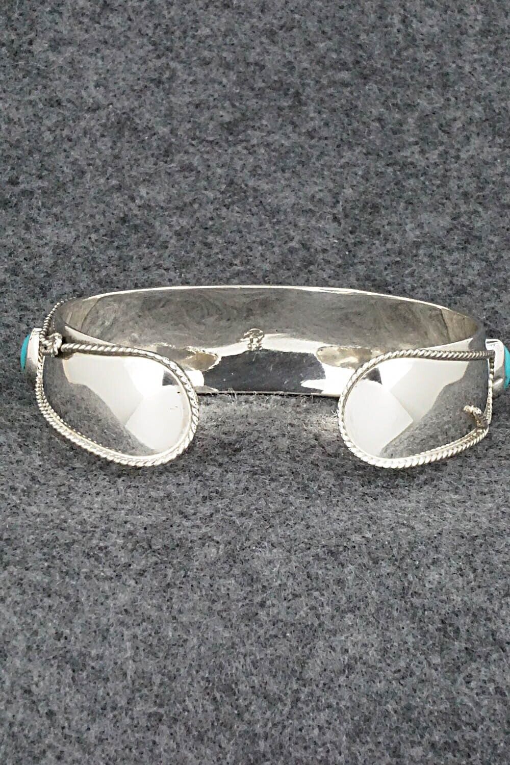 Turquoise & Sterling Silver Bracelet - Bobby Platero