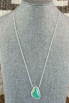 Navajo Turquoise & Sterling Silver Necklace - Annie Spencer