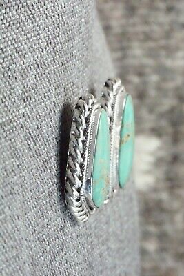 Turquoise and Sterling Silver Earrings - Sharon McCarthy
