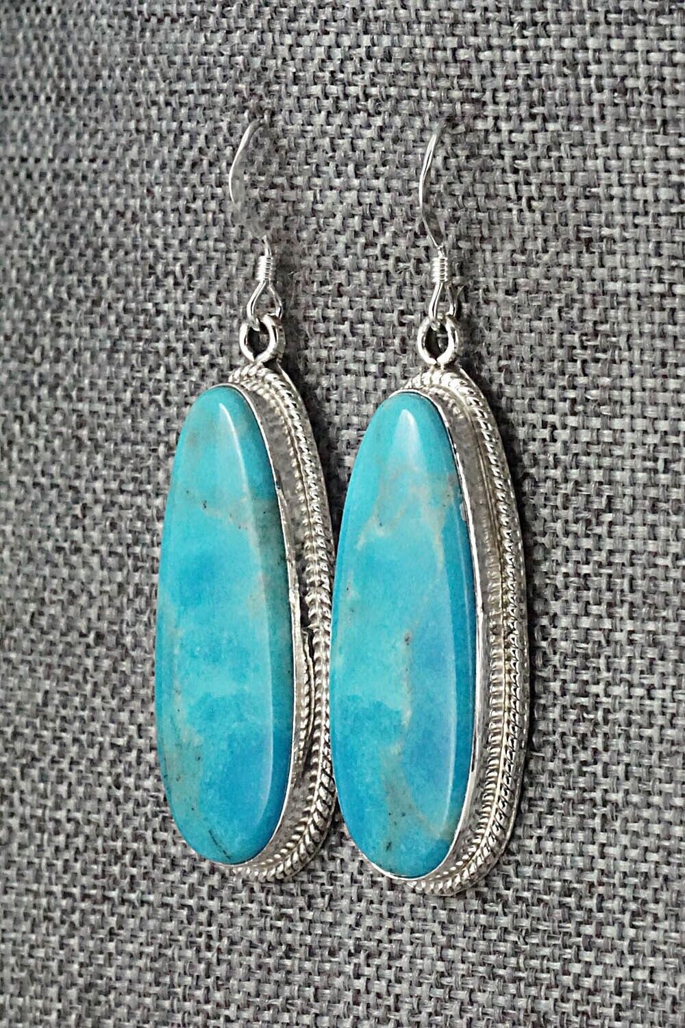 Turquoise and Sterling Silver Earrings - Sharon McCarthy