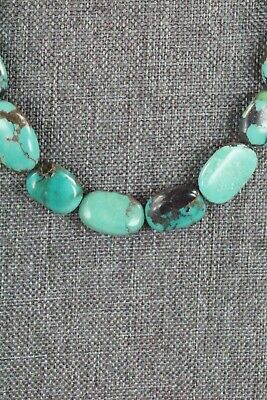 Turquoise & Sterling Silver Necklace - Navajo