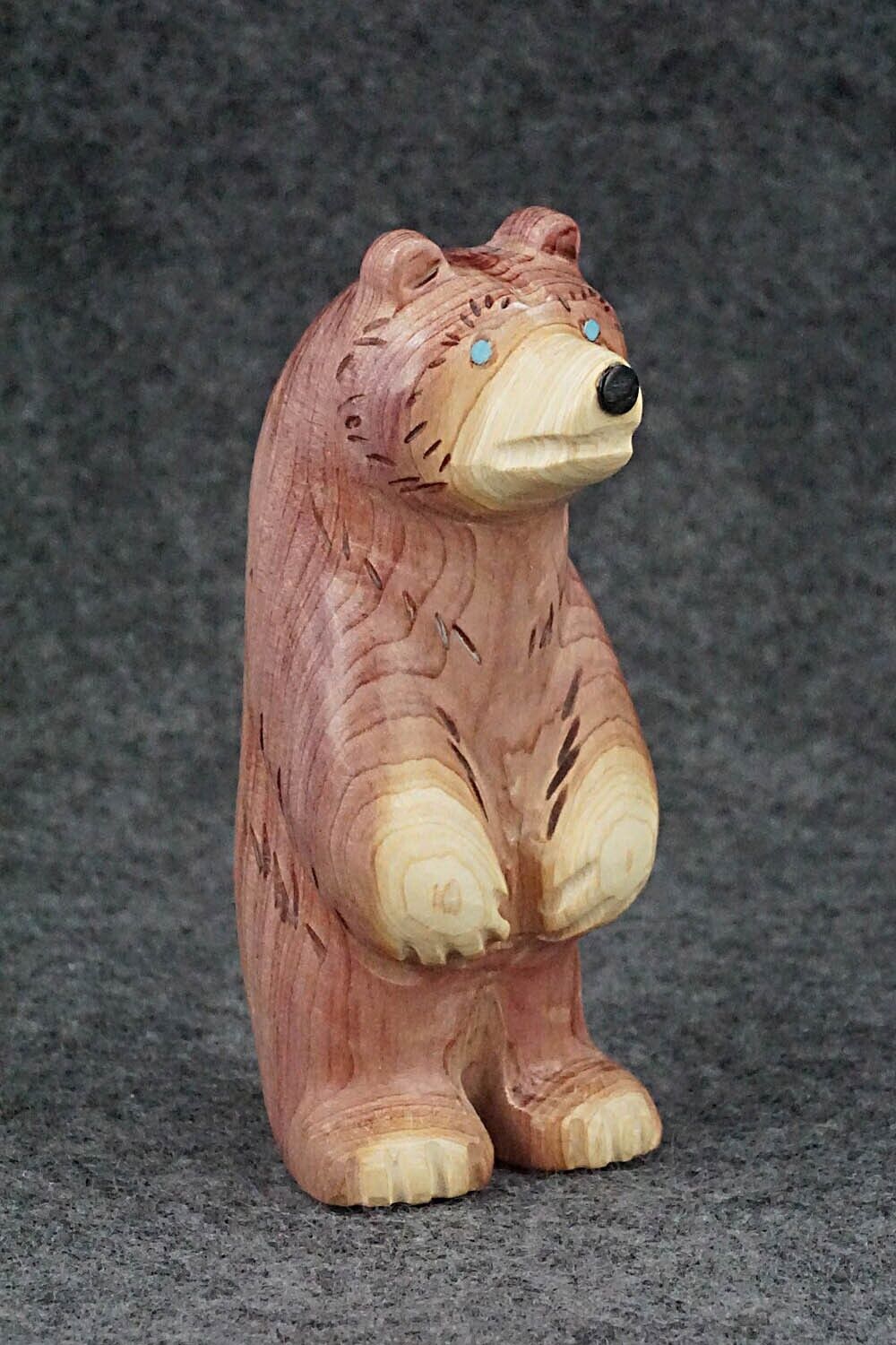 Bear Zuni Fetish Carving - Cody Nastacio