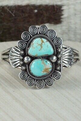 Turquoise and Sterling Silver Bracelet - Jess Martinez