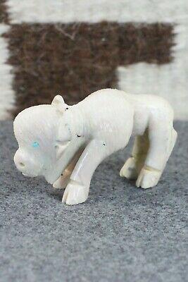 Buffalo Zuni Fetish Carving - Jonas Hustito - High Lonesome Trading