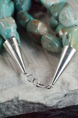 Turquoise & Sterling Silver Necklace - Navajo