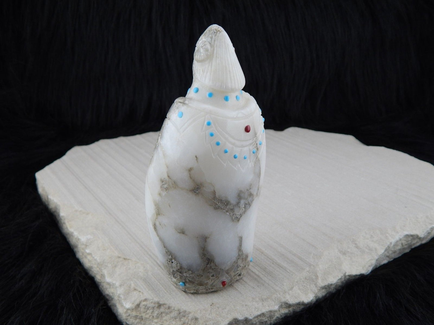 Corn Maiden Zuni Fetish Carving - Michael Laweka - High Lonesome Trading