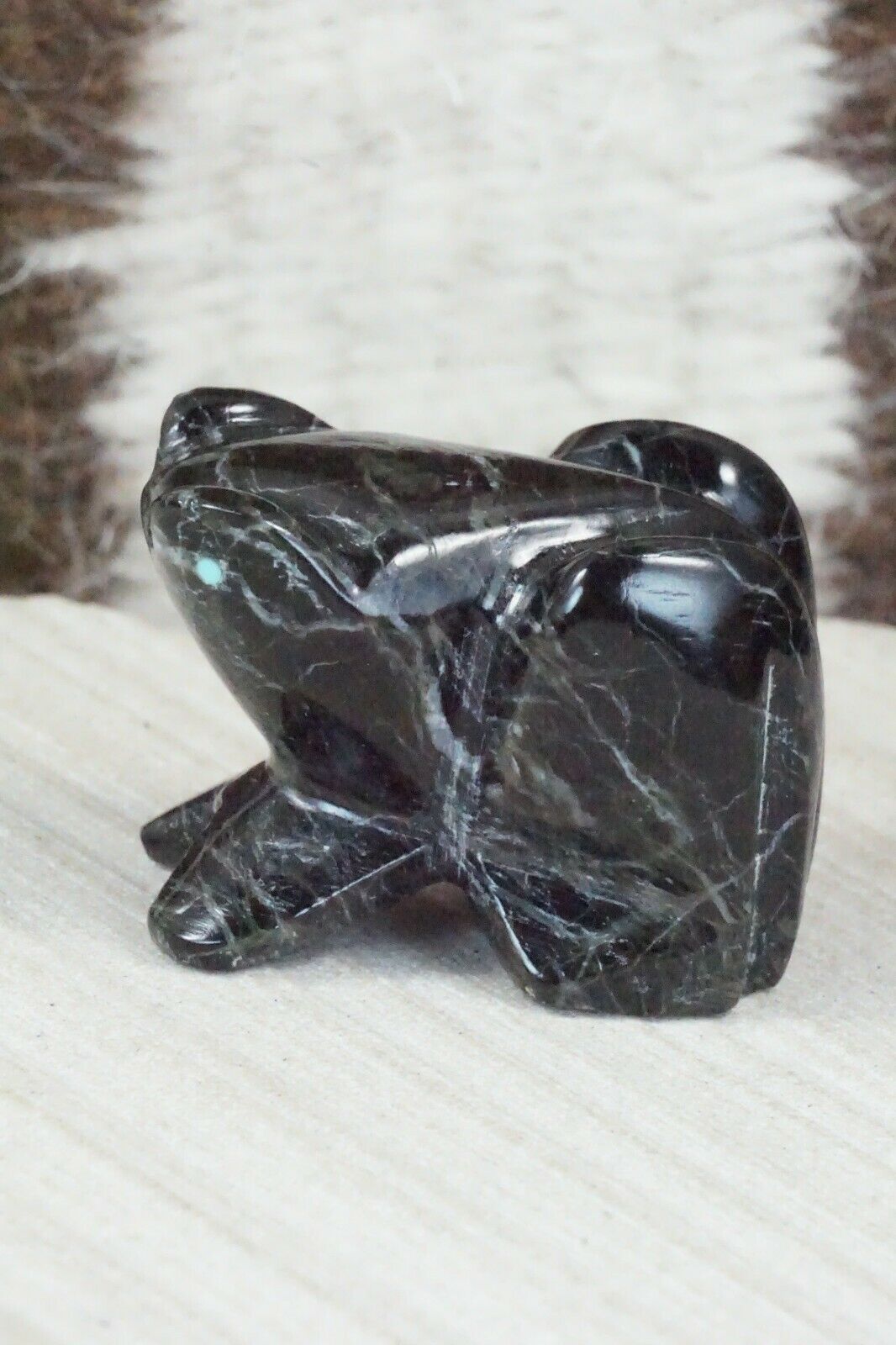 Frog Zuni Fetish Carving - Rick Quam - High Lonesome Trading