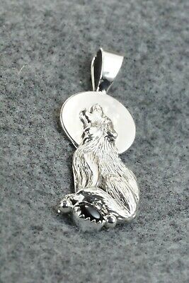 Onyx & Sterling Silver Pendant - Roger Pino
