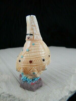 Corn Maiden Zuni Fetish Carving - Carl Etsate - High Lonesome Trading