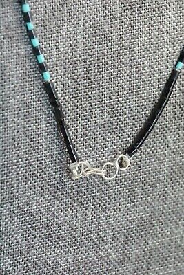 Turquoise, Shell, Coral & Sterling Silver Necklace - Esquipula Tenorio