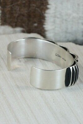 Navajo Sterling Silver Bracelet - Leander Tahe