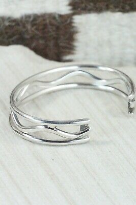 Navajo Sterling Silver Bracelet - Elaine Tahe