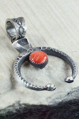 Spiny Oyster and Sterling Silver Pendant - Kevin Billah