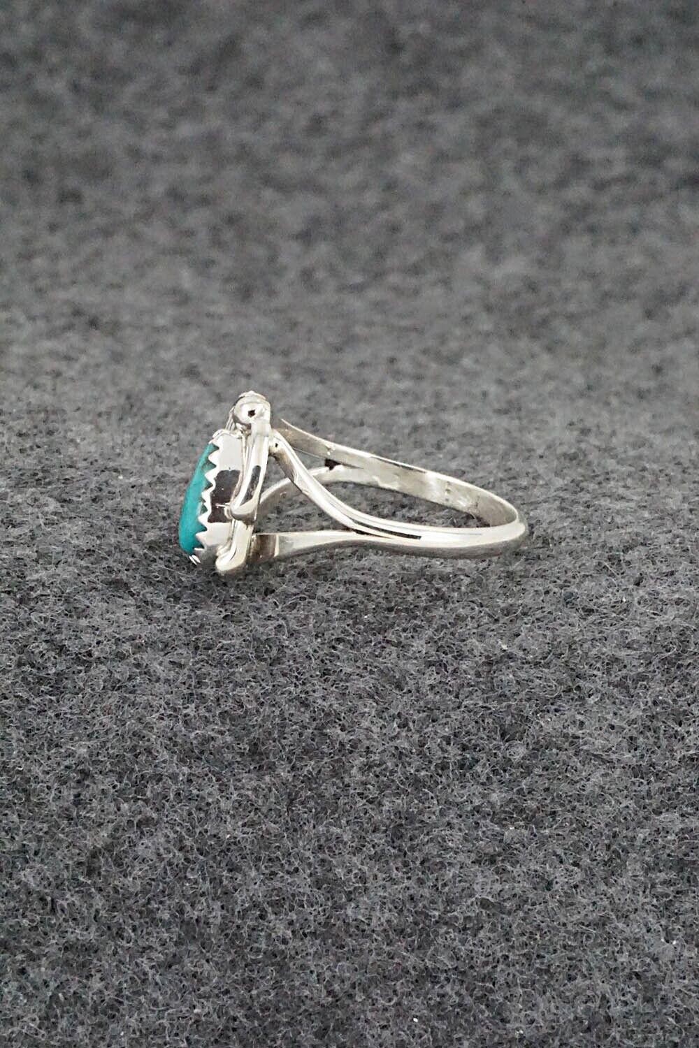 Turquoise & Sterling Silver Ring - Letricia Largo - Size 5.5