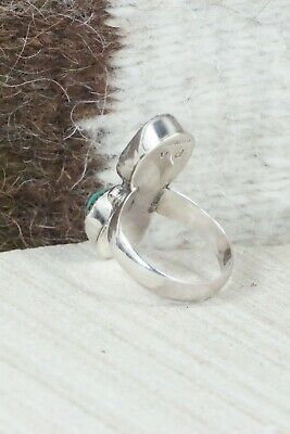 Turquoise and Sterling Silver Ring - Pricilla Reeder - Size 7.25