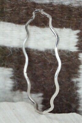 Sterling Silver Bangle Bracelet - Elaine Tahe