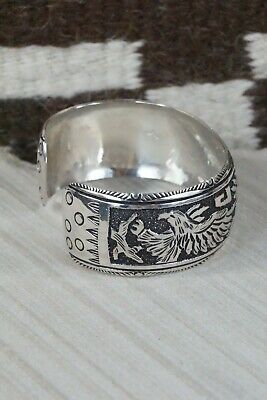 Navajo Turquoise & Sterling Silver Bracelet - Richard Singer