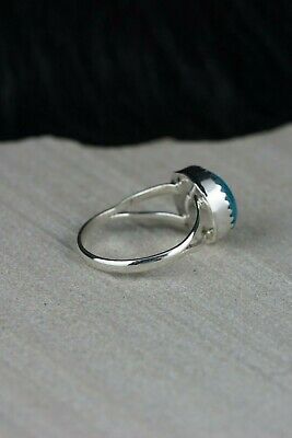 Navajo Turquoise and Sterling Silver Ring - Robert Martinez - Size 5.5 - High Lonesome Trading