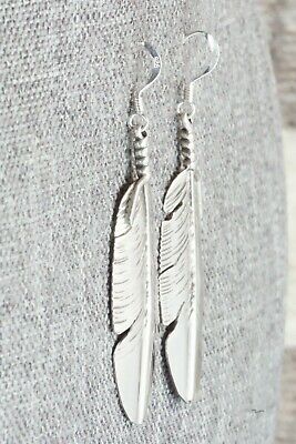 Sterling Silver Feather Earrings - Ben Begay