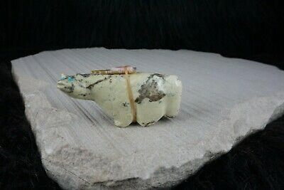 Wolf Zuni Fetish Carving - Delvin Leekya - High Lonesome Trading