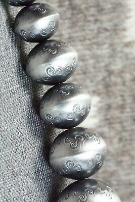 Sterling Silver Navajo Pearl Necklace - Preston Haley