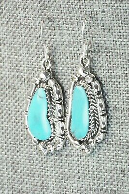 Turquoise & Sterling Silver Earrings - Annie Spencer