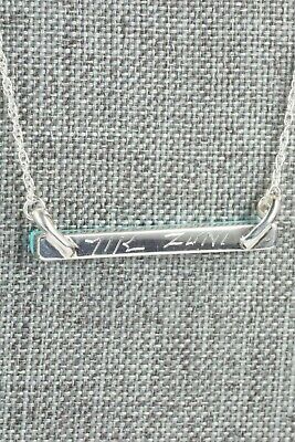 Turquoise & Sterling Silver Necklace - MaDerral Kallestewa