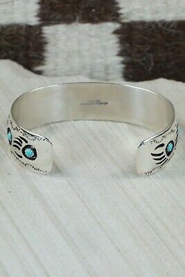 Turquoise & Sterling Silver Bracelet - Pearlene Spencer