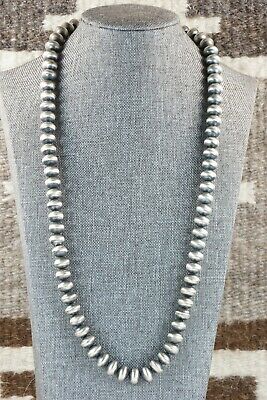 Navajo Sterling Silver Pearl Necklace - Jan Mariano