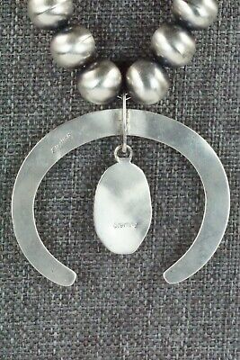 Turquoise & Sterling Silver Pearl Necklace - Jan Mariano - High Lonesome Trading