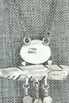 Turquoise & Sterling Silver Necklace - Angela Martin